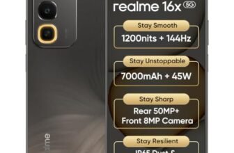 realme 16x 5G Smartphone 6+128GB Brown