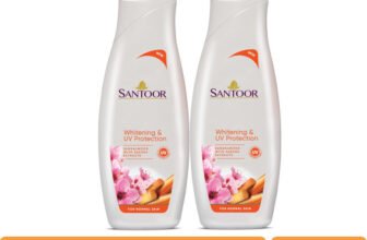Santoor by Wipro Perfumed Body Lotion for Skin Whitening & UV Protection(500 ml)