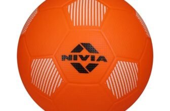 Nivia Home Play Football for Kids, Soft & Lightweight Toy Ball, Safe for Indoor Play, Size – 3 (Orange), Pack of 1
