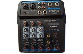 Kadence AGU04 4 Channel Analog Mixer with Effect (Bluetooth and USB PLayer)