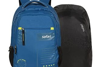 Safari Swagpack 35 Ltrs Large Laptop Backpack With 3 Compartments and Raincover – Blue (SWAGPACK19CBBLU)