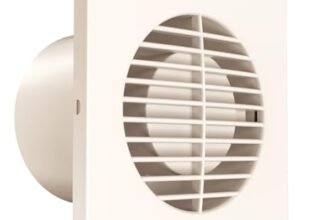 Goldmedal Vent Pro 150 mm Exhaust Fan for Kitchen, Bathroom & Office | High-Speed Motor | Strong Air Suction | Ivory | Cut-Out Size: (Ø146 mm)