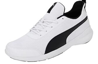 Puma Mens Puma City White-Black Sneaker – 8UK (38811104)