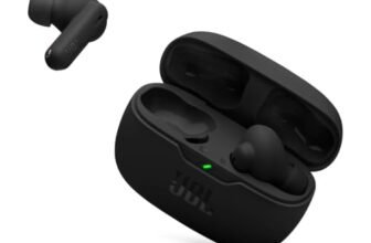 JBL Vibe Beam 2 – Active Noise Cancelling Earbuds – Black