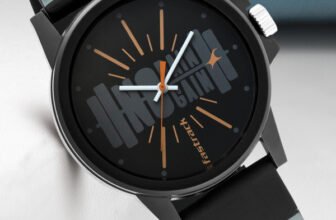 Fastrack 68012PP15 Fastrack Fastfit Black Dial TwoToned Silicone Strap Analog Watch  – For Men & Women