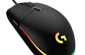 Logitech G102 Light Sync Gaming Mouse with Customizable RGB Lighting, 6 Programmable Buttons, Gaming Grade Sensor, 8K DPI Tracking,16.8mn Color, Light Weight – Black