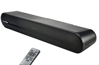 Blaupunkt SBA40 60W Bluetooth Soundbar Speaker with Bluetooth, AUX, USB, Mini Soundbar for TV/PC/Projectors/Tablets