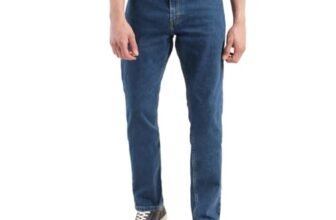 Levi’s Men’s 511 Slim Fit Mid Rise Jeans Mid Indigo|Size: 28