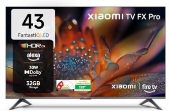 Xiaomi (108 cm) 43 inch FX Pro 4K QLED Smart | HDR10+ | 30W Box Speakers | Filmmaker Mode | Fire TV | L43MB-FPIN