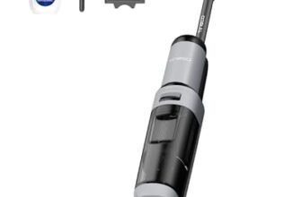Tineco Floor ONE i5 Stretch Plus 2 Smart Cordless Wet & Dry Vacuum Cleaner & Mop for Hard Floors, 180° Flat Design, Clean Tough Stains & Pet Hair, Self-Cleaning Brush, 2 Yr Warranty