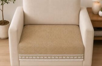 Clasiko Suede Velvet Sofa Mat 1 Seater | Regal Edge – Desert Beige