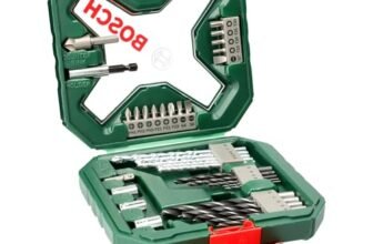 Bosch X-line 2607010608 Cobalt Steel Classic Drill and Screwdriver Bit Set (Blue, 34-Pieces), Straight