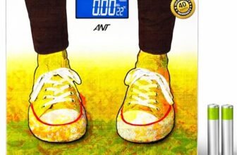 ANT Esports Flora Sports Digital Weighing Scale for Body Weight, 180kg Capacity, High Precision Strain Sensor, 50g Graduation, 5mm Tempered Glass, LCD Display, Auto On/Off, 40 Months Warranty