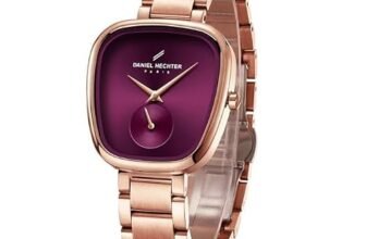 Daniel Hechter Madeleine Collection Luxury Watch for Women – Oval Shaped Gloss Dial with Sub Second, Quartz Movement and Stainless Steel Strap – DHW2014