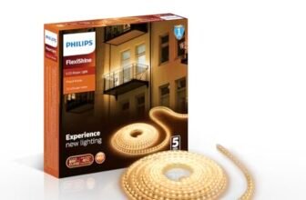 PHILIPS 5 Meter LED Rope Light | Flexishine Plug n Play Flexible Rope Light for Indoor and Outdoor Decorations | Rope Light for False Ceiling,Balcony,Diwali,Christmas | Warm White, Pack of 1