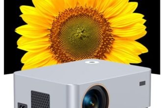 Punnkk X4 Android LED 7500 Lumens Projector, 4K Support, Native 1080p, Smart Wi-Fi & Bluetooth Auto Keystone Correction 2GB/16GB Home Theatre Projector