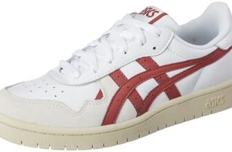 ASICS Japan S White/Dried Rose Men UK 9