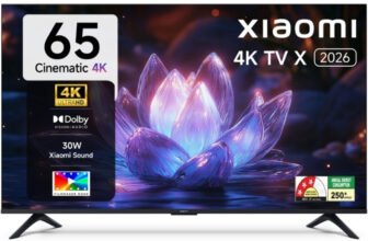 XIAOMI X Series 165.1 cm (65 inch) Ultra HD (4K) LED Smart Google TV with Dolby Vision, HDR 10, 34W Dolby Audio, Xiaomi Sound, Film-maker mode, 120 Hz Game Booster, Mi TV(L65MB-AIN)