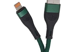 SYGA USB Cable for Apple iPhones, 6A, Green – 2 Meters