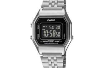 Casio Vintage LA680WA-1BDF Digital Black Dial Women (D408)