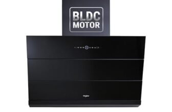 Whirlpool 90cm 1800 m3/hr BLDC Filterless Autoclean Slant Kitchen Chimney | Free Installation | 11 Years Motor & 5 Years Comprehensive Warranty | VFL PRO 902 BLDC HAC BK HOOD | Black | Motion Sensor