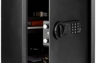 Amazon Basics Digital Safe With Electronic Keypad Locker For Home, Gross Capacity – 49L (Net – 43L ), Black
