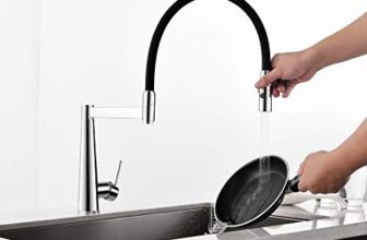 ALTON LEO-13015, Magnetic Docking Kitchen Sink Faucet, Chrome