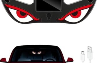 KROVIX Demon Eye LED Car Light – Multicolor Ambient Lamp, Plug‑and‑Play Fit