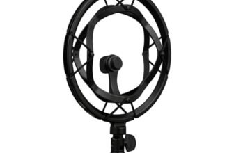Blue Microphones Radius III Custom Microphone Shockmount for Yeti and Yeti Pro USB Microphones, Compatible with Standard Microphone Stands and Any Mic or Mic Clip with Standard Thread Mount – Black
