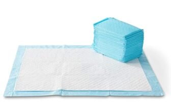 Amazon Basics Pet Pee Pads for Potty Training | Heavy Duty Absorbency| XL Size 71 x 86 cm | 50 Pieces| Leak-Proof Quick Dry 5-Layer Design, for Large Dogs Breeds (Heavy Duty, XL Size, 50 Pads)