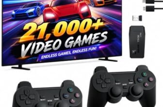 esuav 𝟏𝟓 𝐘𝐞𝐚𝐫 𝐖𝐚𝐫𝐫𝐚𝐧𝐭𝐲 Latest Model M8 4K Video Game 2.4ghz Wireless Console, 4k HDMI Output Stick Plug & Play TV Video Game with 9 Built-in Emulators,4k Picture Quality, Best Gifts