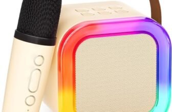 Toy Imagine Rechargeable Karaoke Mic with Speaker, Bluetooth, RGB Lights