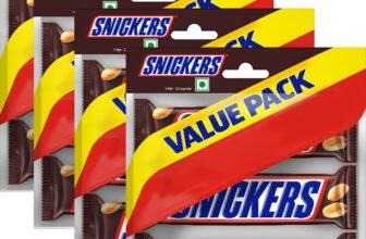 Snickers Value Pack Peanut Filled Chocolates Bars, Loaded with Nougat & Caramel(4 x 120 g)