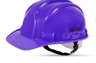 Aktion AK H01_WHT Safety Helmets Nape Type, Color: Violet, Pack of 40, IS 2925:1984