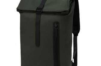 F Gear Tavero 15L Premium Green Laptop Backpack | Stylish Net-Texture Design | 1 Front Pocket | Fits 17-inch Laptop | Water-Resistant, Lightweight, Organizer | Fashionable Work & Daily Backpack