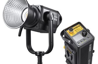 Godox M300Bi Professional Studio LED Video Light 330W 2800K-5600K Dimmable CRI96+ TLCI97+ Bowens Mount Support Mobile APP/2.4G Wireless/DMX Control for Indoor and Outdoor Vlog Live Video Shooting
