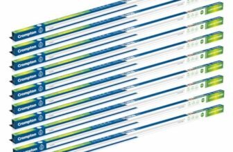 Crompton Laser Ray Smile 20W LED Batten, 4 Feet | 6500K, Pack of 10