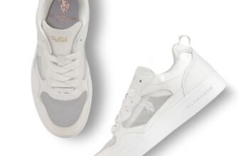 U.S. Polo Assn. Women Zira Round Toe Mesh Sneakers with Comfort Insole