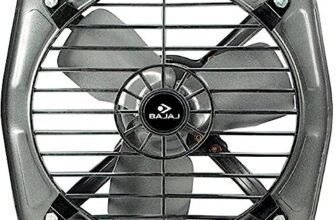 Bajaj Bahar 150 MM Exhaust Fan | Strong Metal Body | High Air Delivery | Low Energy Consumption | Comes With Bird Guard | Easy To Mount | 2 Yrs Warranty 【Metallic Grey】