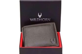WildHorn Rfid Protected Leather Wallet For Men, Brown