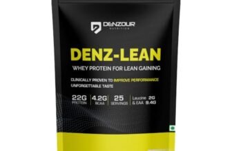 DENZOUR NUTRITION Denz-Lean Whey Protein – Pista Kulfi, 1Kg (25 Servings) | For Lean Muscle Gains | 22g Protein, 5g BCAA | 11.75g EAA & 2.4g Leucine Faster Muscle Recovery & Improved Strength