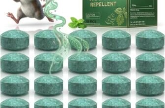 Rat Repellent for Car Home Pack of 1 (10 Tablet) Rodent & Mouse Repellent Peppermint Oil to Protect Wires in Car, Bike & Truck Engine No Kill Only Repels Home Indoor-Outdoor Garage Rat Controller Pills to Keep Rodents Out of Car (10 BALL)