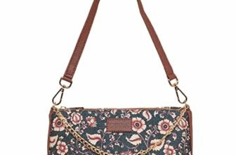 ZOUK Baguette Bag | Crossbody Bags for Women | Women’s Handbags | Stylish Sling Bag for Woman | Vegan Leather Evening Bag |Purse and Wallet
