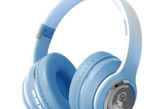 GameSir Newly Launches Astro Junior Premium, Wireless Bluetooth, Over-Ear Headphones, Foldable, and Built-in Mic,5 Hours of Music & Talk Time, Ideal for Kids & Adults Men & Women (Blue)