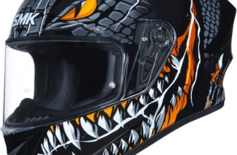 SMK Stellar Motorbike Helmet(Multicolor)