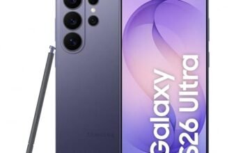Samsung Galaxy S26 Ultra 5G (Cobalt Violet, 12GB RAM, 256GB Storage) with Built-in Privacy Display, AI Phone, Photo Assist, Creative Studio, 200MP Camera, 5000mAh Battery and Snapdragon 8 Elite Gen 5