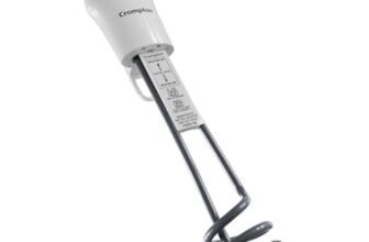 Crompton 1000W Superfast heating Immersion Rod| Anti-Scale technology| 100% Shock Proof| IP 68 Protection| 3 Yrs Warranty| Energy Saving| Powerful Heating Element| Bucket Hook