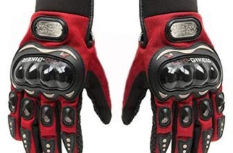 Flomaster- Probiker Gloves for Motor Cycle/Bike/Outdoor Sports Bicycle Cycling/Racing/Driving/Riding – Full Finger (Red- XL)