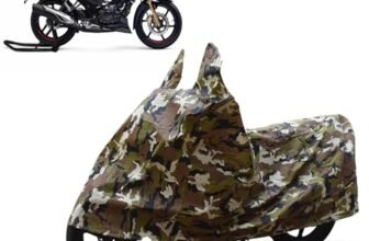 Sulfar Bike Cover for TVS Apache (RTR 160 2V) | Waterproof, Dustproof & UV Protected | All Weather Two Wheeler Cover (Army Green) New 2026 Variants
