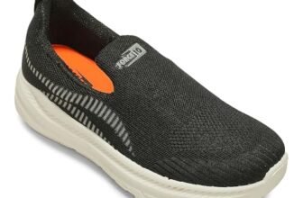 Liberty Leap7x RUNSTEP-E Black Sports Non Lacing Walking Shoes for Men – 9